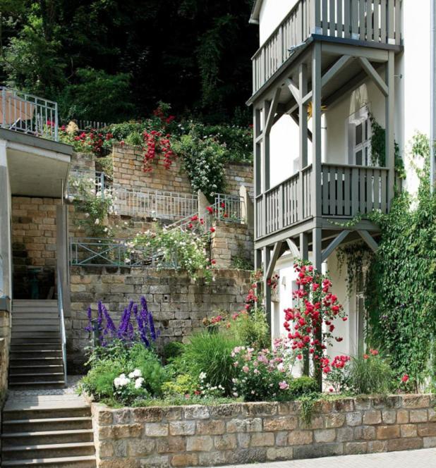 Apartmenthaus Saxonia Bad Schandau Exterior foto